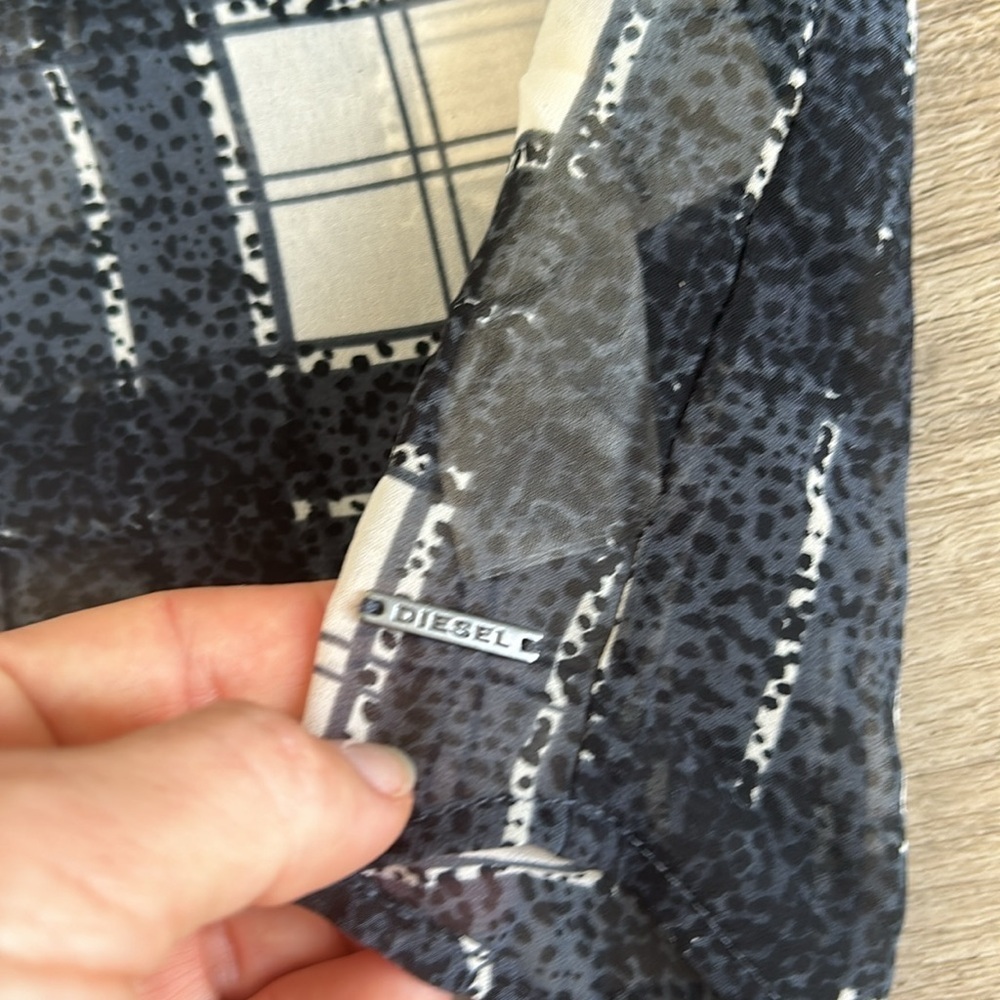 DIESEL plaid reversible blouse - Picture 6 of 12
